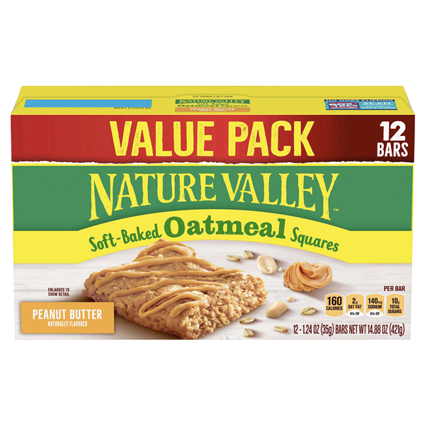 Nature Valley Soft Baked Oatmeal Bars 12ct