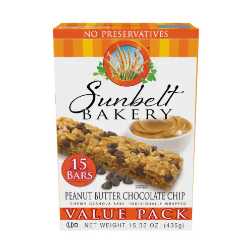 Sunbelt Peanut Butter Chocolate Chip Chewy Granola Bars 10ct