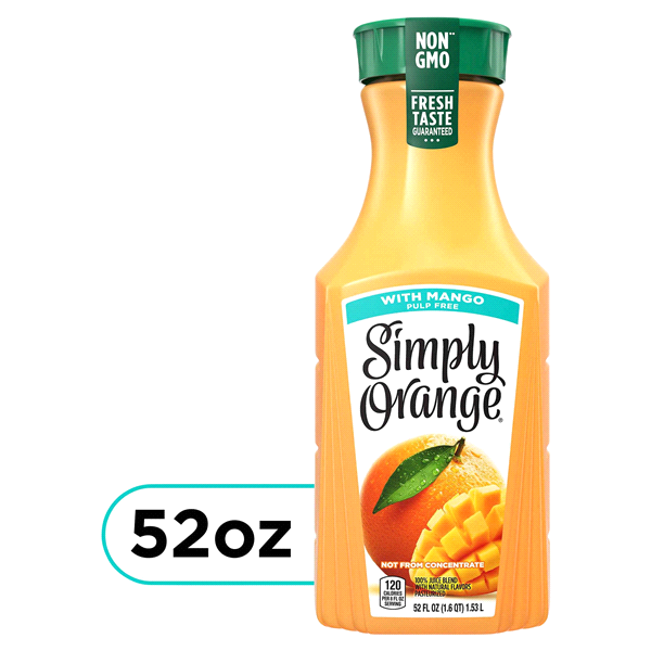 Simply Orange Mango Juice 52oz