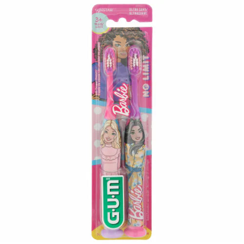 Gum Barbie Toothbrush 2ct