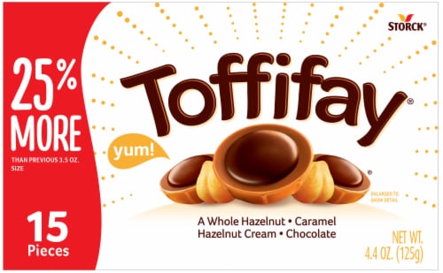 Toffifay Hazelnut Caramel Chocolate Candy 4.4oz