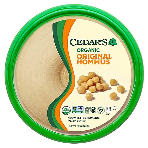 Cedar's Organic Original Hommus 16oz