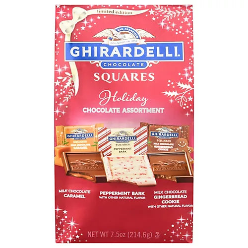 Ghirardelli Holiday Assortment Chocolate Squares 7.5oz