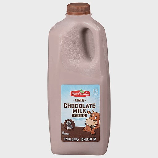 Our Family 2% Chocolate Milk 1/2 gal