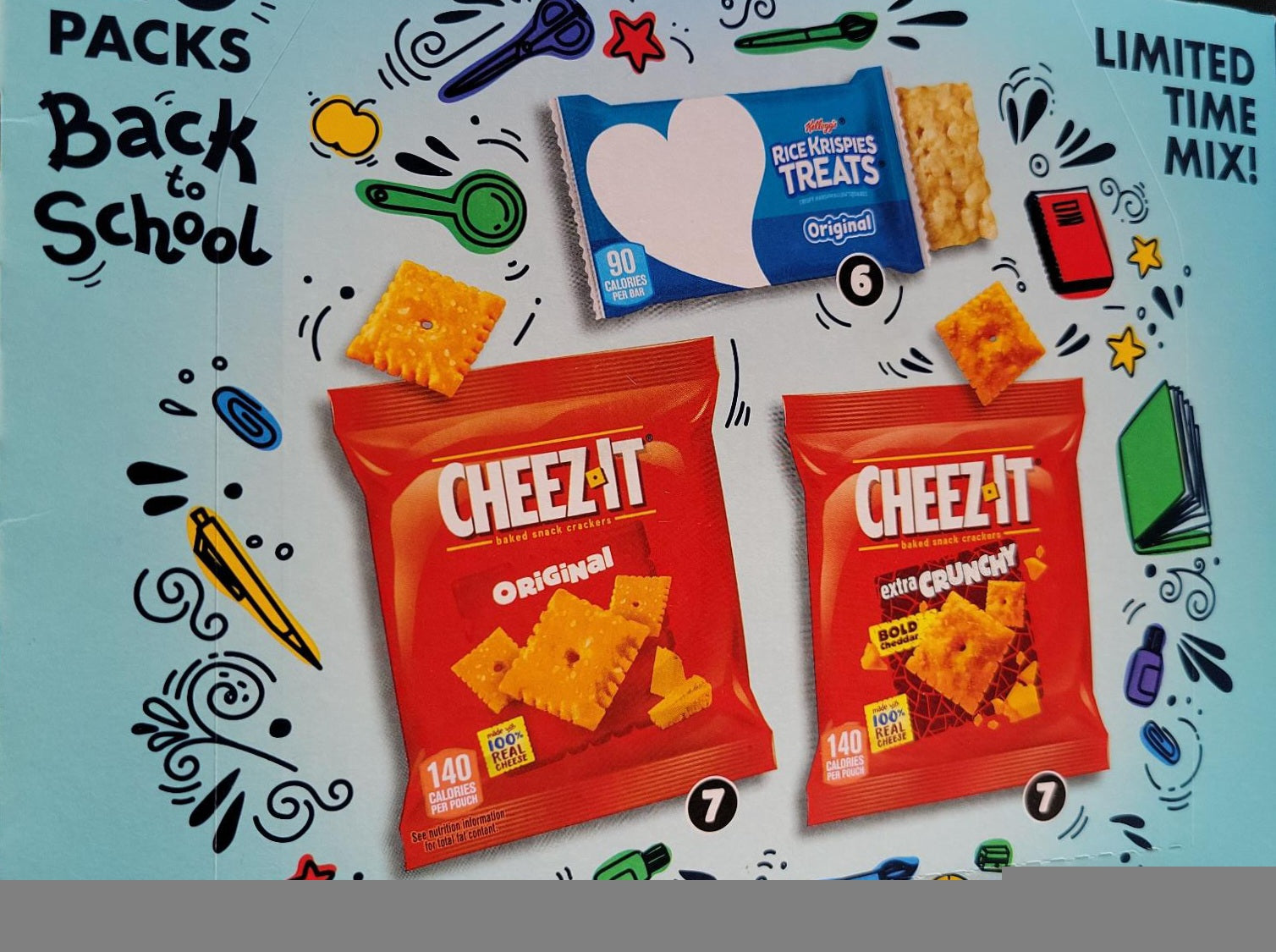 Cheez-It Back To School Variety Pack 20ct