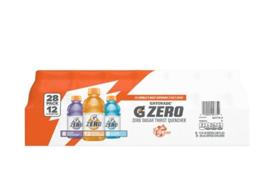 Gatorade Zero Sugar Thirst Quencher Pack 12fl oz x 28ct