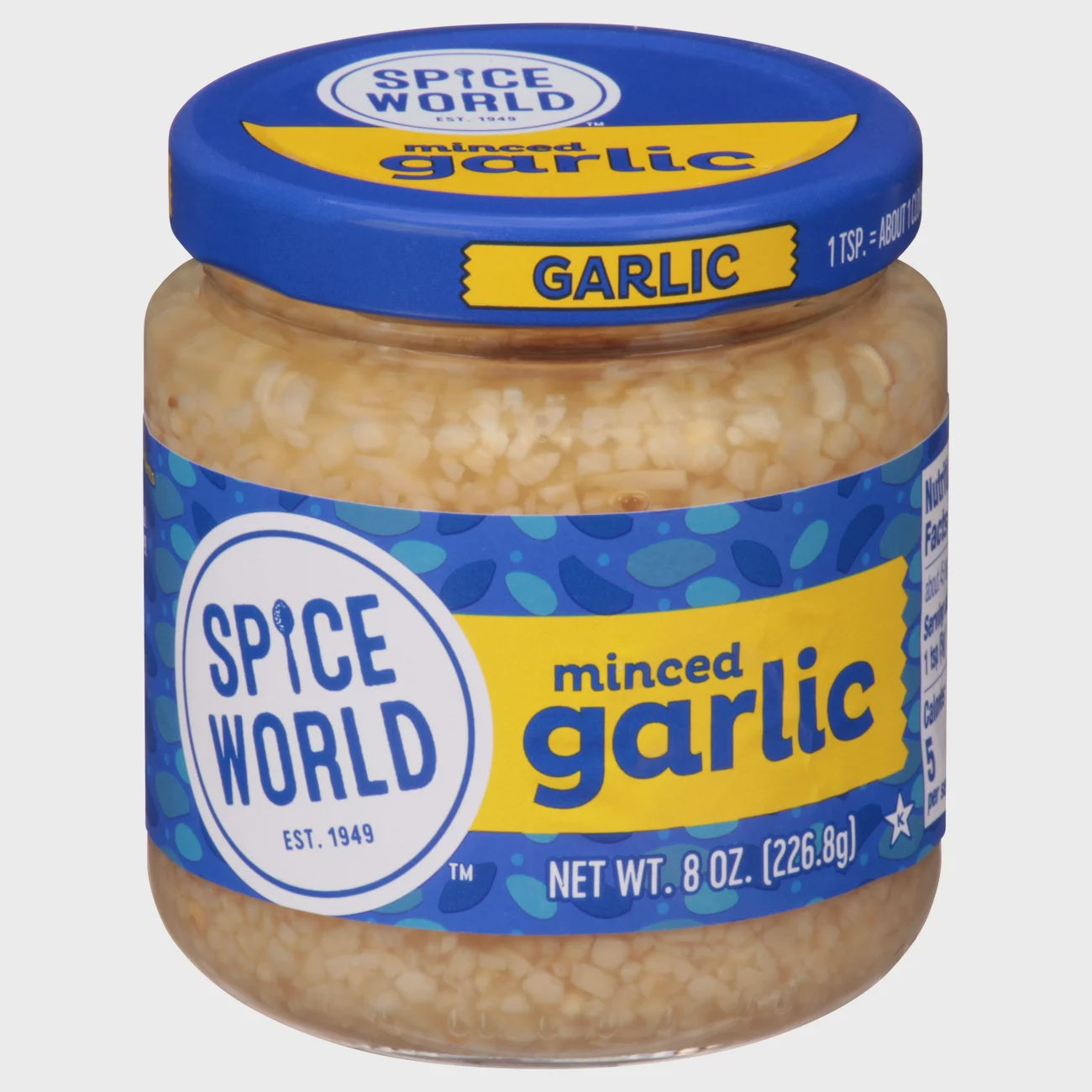 Spice World Minced Garlic 8 oz