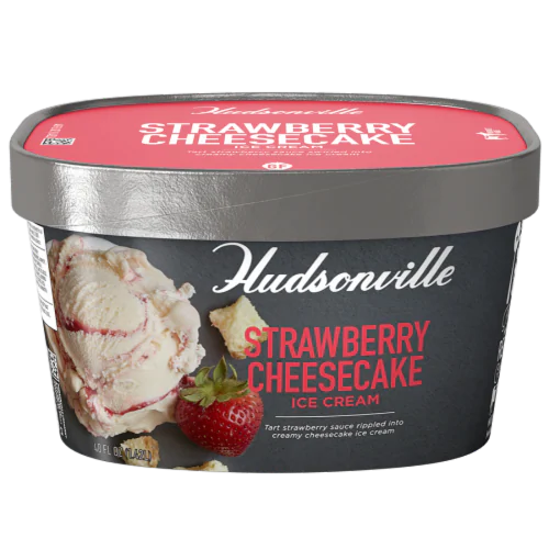 Hudsonville Strawberry Cheesecake Ice Cream 48oz