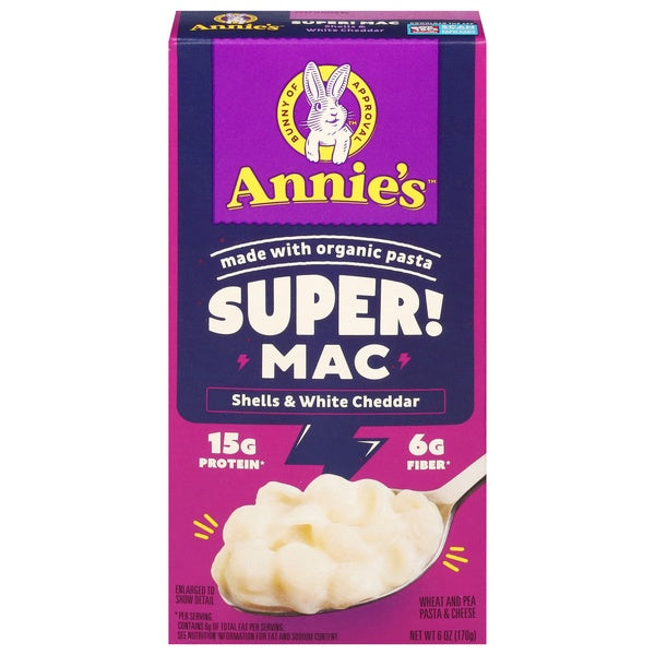 Annie's Shells & White Cheddar Super! Mac 6oz