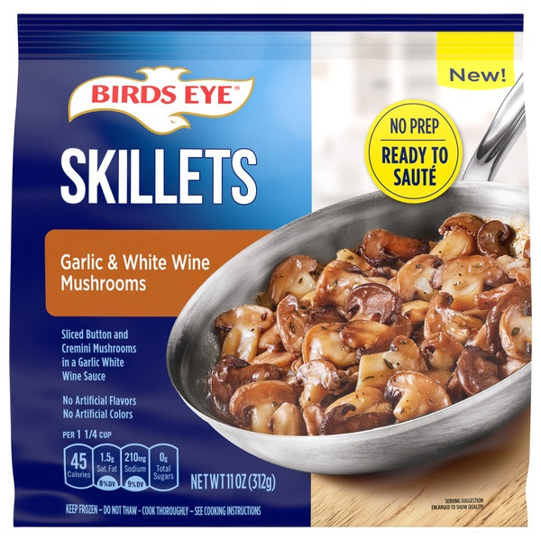 Birds Eye Garlic & White Wine Mushrooms Skillet 11oz