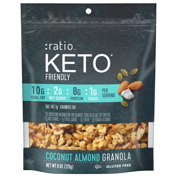 General Mills Ratio Keto Coconut Almond Granola 8oz