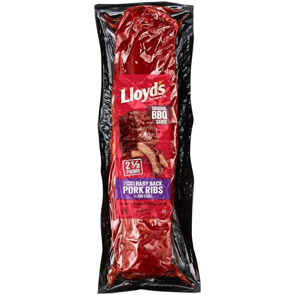 Lloyd's Baby Back Pork Ribs 2.5lbs