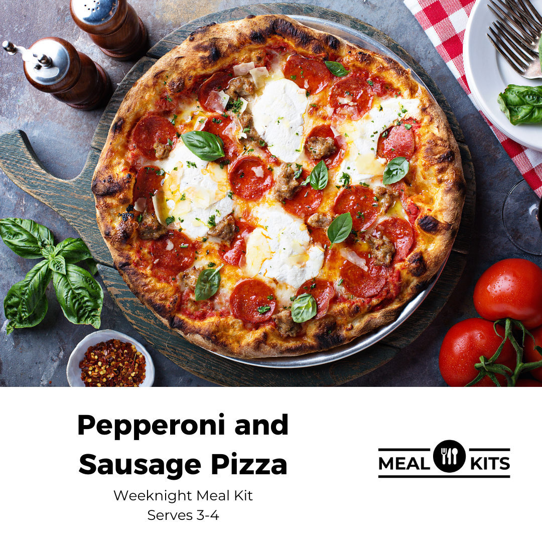 Pepperoni & Sausage Pizza Weeknight Meal Kit 3-4 Serving