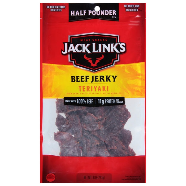 Jack Link's Teriyaki Beef Jerky Half Pounder 8oz