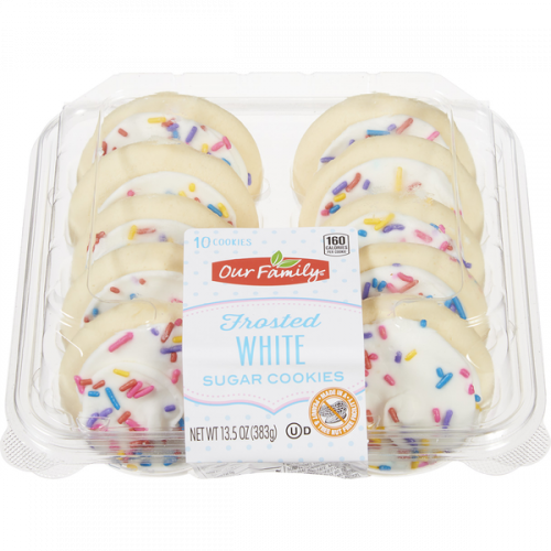 Our Family Frosted White Sugar Cookies 13.5oz