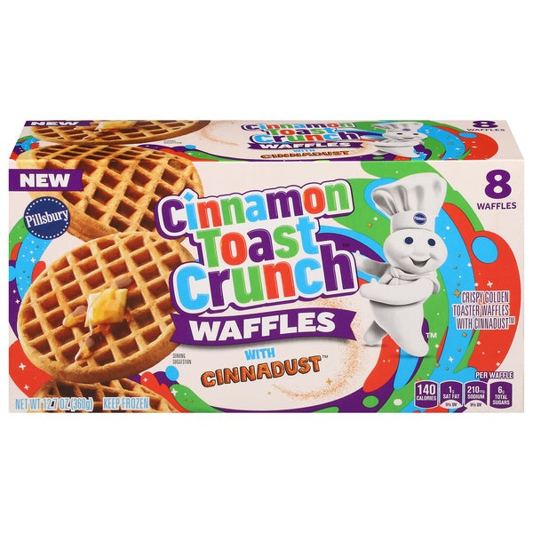 Pillsbury Cinnamon Toast Crunch Waffles with Cinnadust 8ct