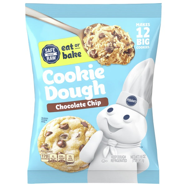 Pillsbury Chocolate Chip Cookie Dough 16oz