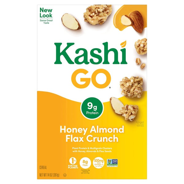 Kashi Go Honey Almond Flax Crunch Cereal 14oz