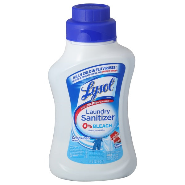 Lysol Crisp Linen Laundry Sanitizer 0% Bleach 41fl oz