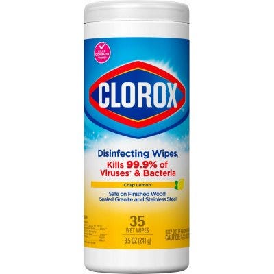 Clorox Lemon Disinfecting Wipes 35ct