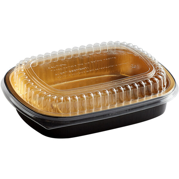 Smoothwall Small Foil Takeout Containers with Lids 5ct