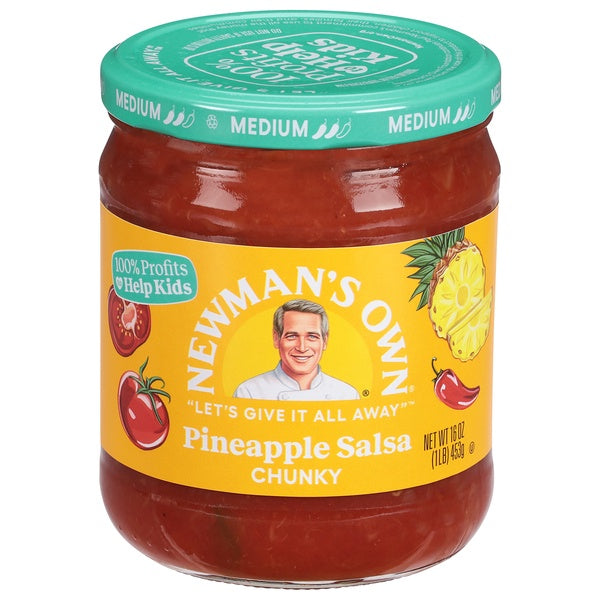 Newman's Own Medium Chunky Pineapple Salsa 16oz