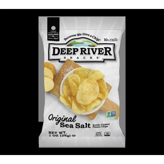 Deep River Original Sea Salt Kettle Potato Chips 8ct