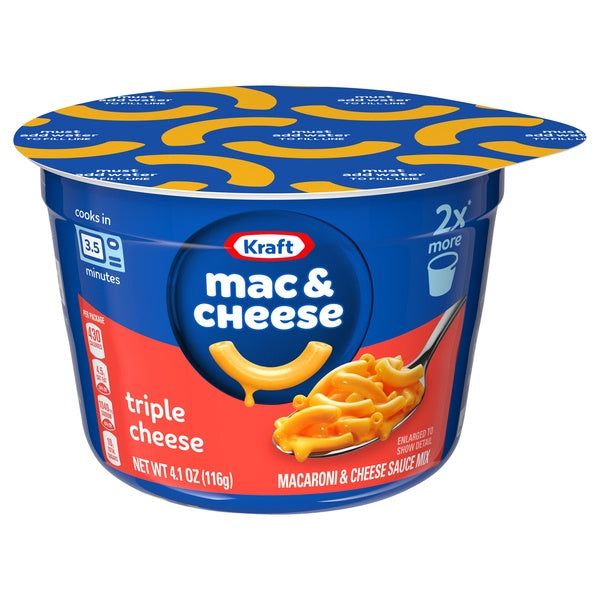 Kraft Triple Cheese Mac & Cheese Cups 4.1oz