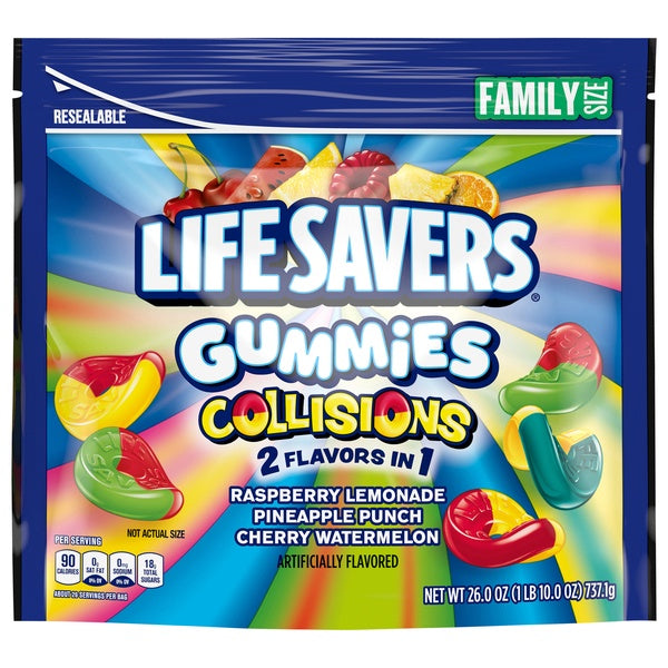 Lifesavers Family Size Gummies Collisions 26oz