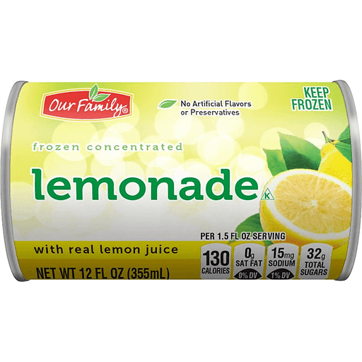 Our Family Frozen Concentrated Lemonade 12oz