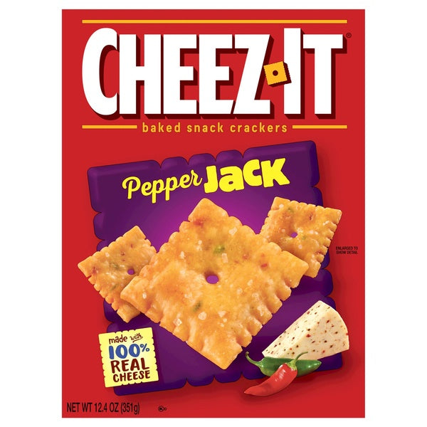 Cheez-It Pepper Jack Baked Snack Crackers 12.4oz
