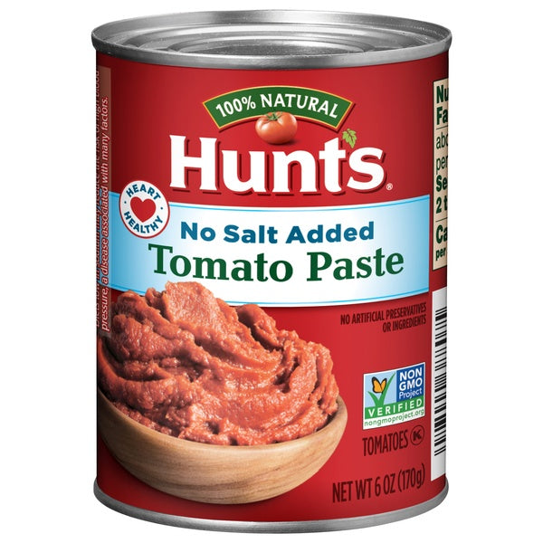 Hunt's No Salt Added Tomato Paste 6oz