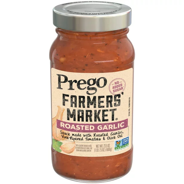 Prego Farmers' Market Roasted Garlic Pasta Sauce 23.5oz