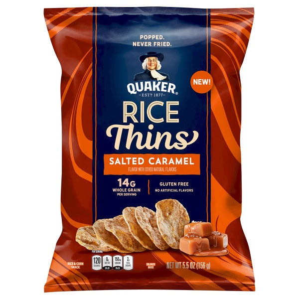 Quaker Salted Caramel Rice Thins 5.5oz