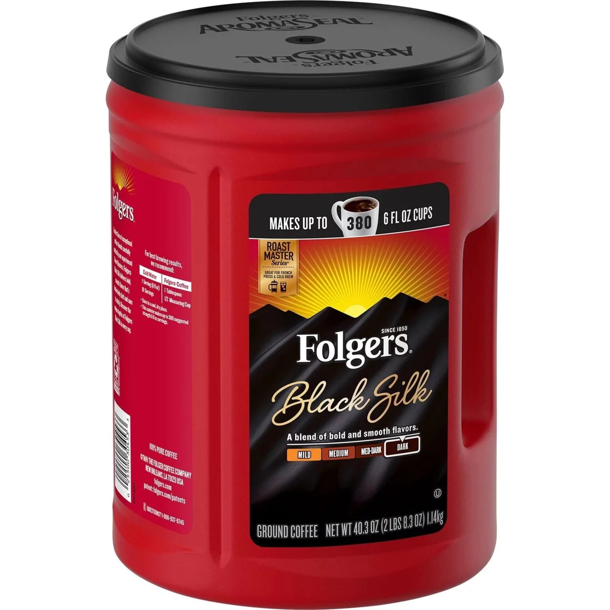 Folgers Black Silk Ground Coffee 40.3oz