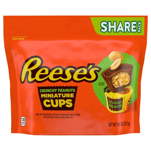 Reese's Crunchy Peanuts Miniature Cups 9.6oz