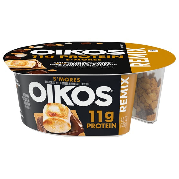 Dannon Remix Oikos S'mores Nonfat Yogurt & Mix-Ins 4.5oz