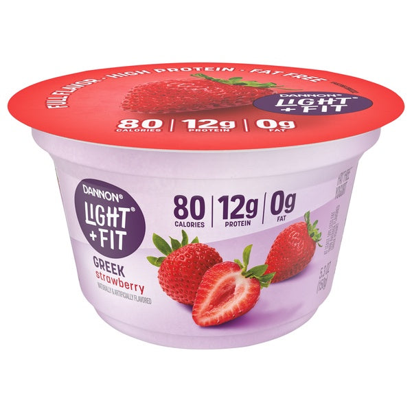 Dannon Light & Fit Strawberry Greek Yogurt 5.3oz