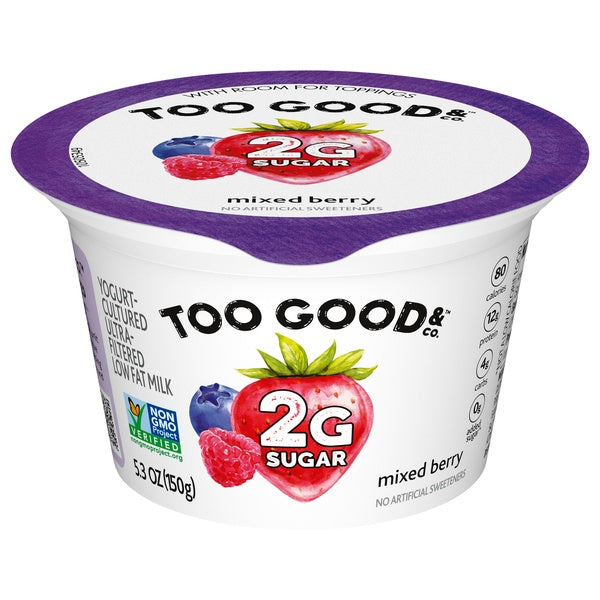 Two Good Mixed Berry Yogurt 5.3oz