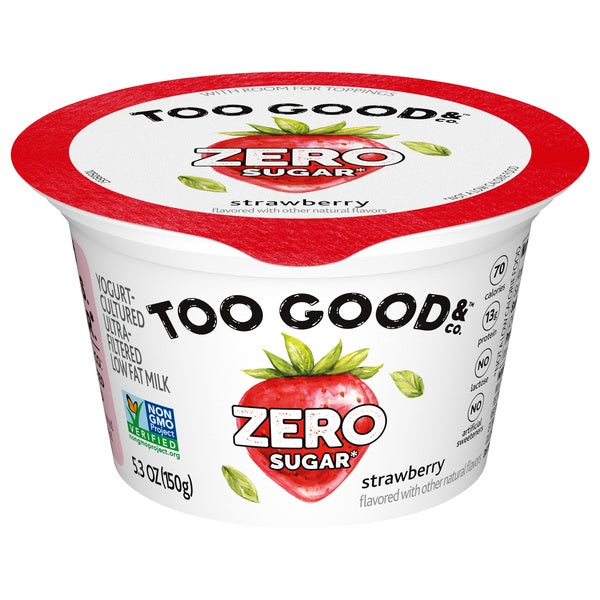 Two Good Zero Sugar Strawberry Yogurt 5.3oz