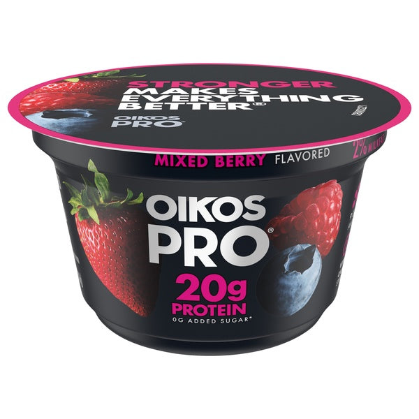 Dannon Oikos Pro Mixed Berry Yogurt Cup 5.3oz