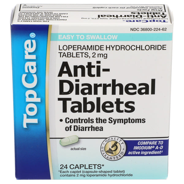 TopCare Anti-Diarrheal Tablets 24ct