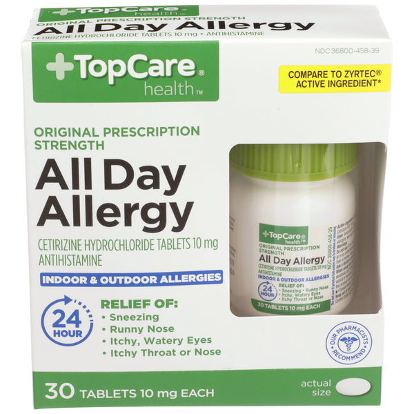 TopCare Health All Day Allergy Tablets 30ct