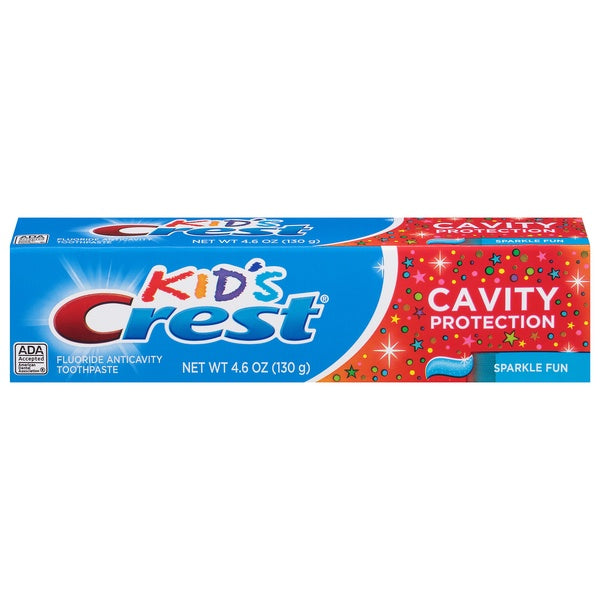 Crest Kid's Sparkle Fun Cavity Protection Fluoride Toothpaste 4.6oz