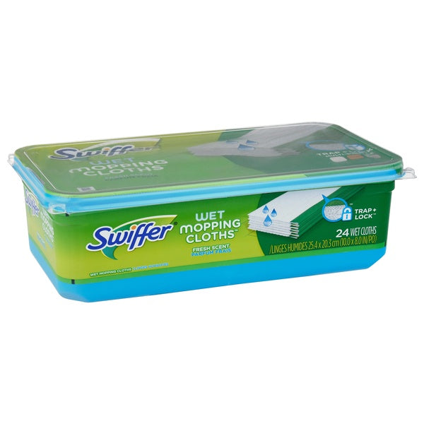 Swiffer Sweeper Wet Mopping Cloths Fresh Scent 24ct