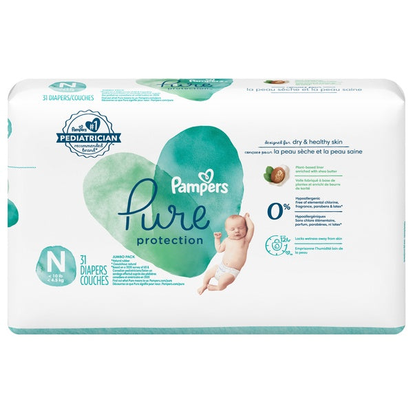 Pampers Pure Protection Size Newborn 31ct