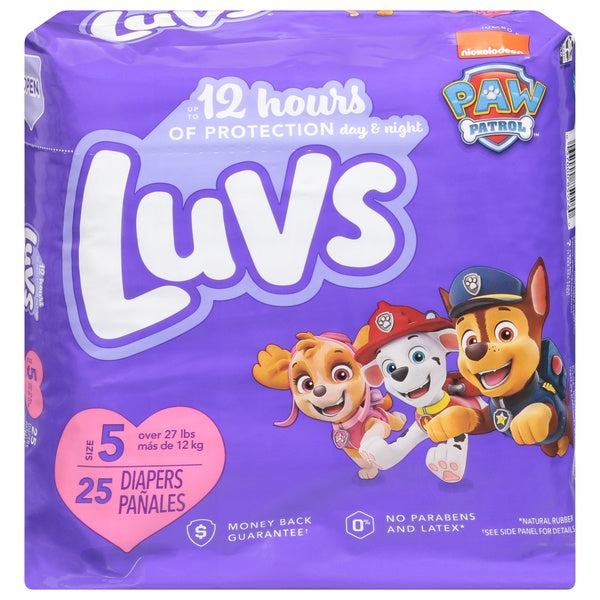 Luvs 12 Hour Protection Size 5 Diapers 25ct