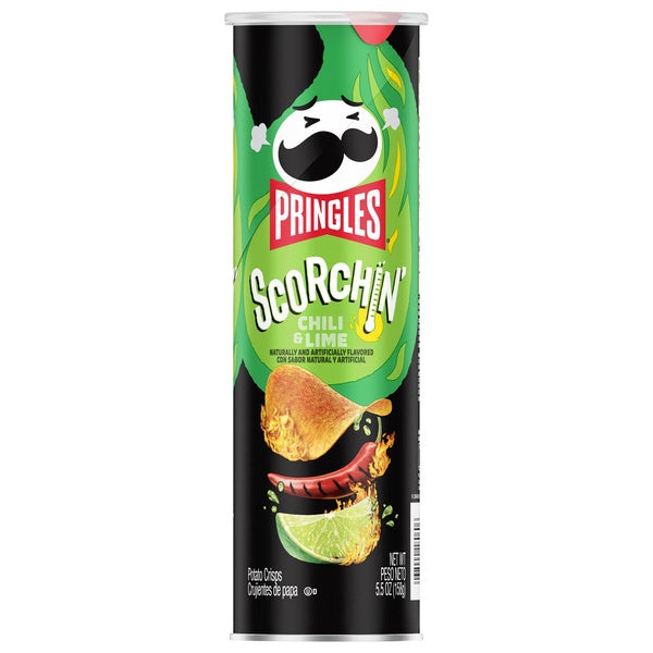 Pringles Scorchin Chili & Lime Potato Crisps 5.5oz