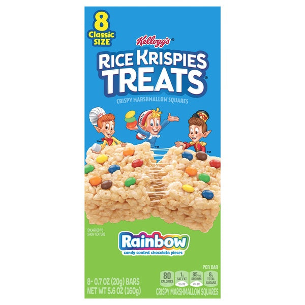 Kellogg's Rainbow Rice Krispies Treats 8ct