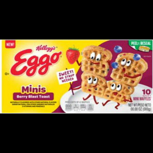 Eggo Berry Blast Mini Toast Waffles 10.75oz